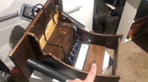 Столик в лодку ПВХ своими руками. После года эксплуатации..