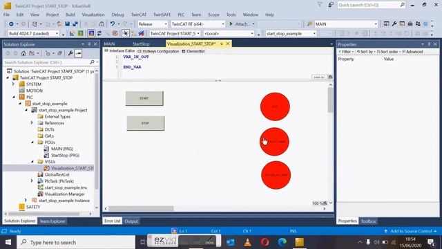 BECKHOFF TWINCAT 3 :ON/OFF Delay Timers with Visualization смотреть онлайн