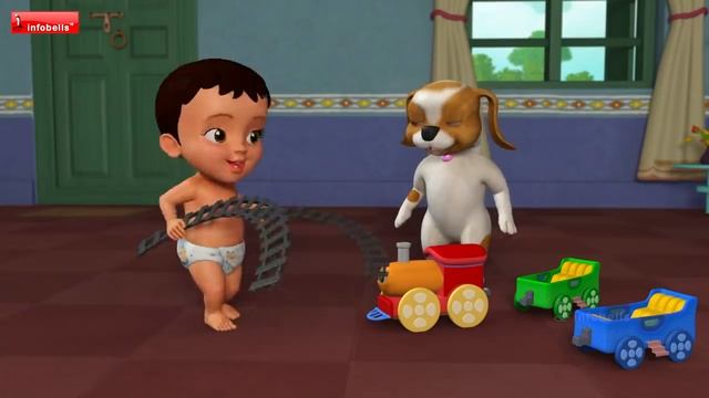 Chuku Chuku Railu - Train Song | Telugu Rhymes For Children | Infobells
