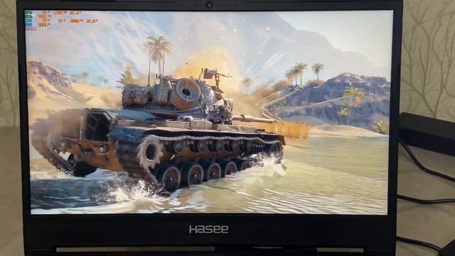 Игровой ноутбук Hasee, RTX 3060, i5 10200H, 8 Гб, одноканал, WorldofTanks смотреть онлайн