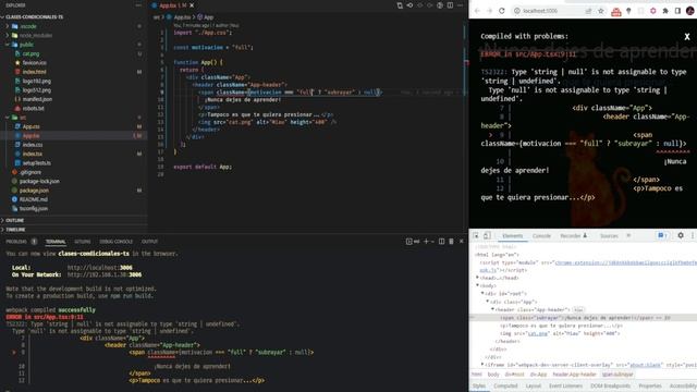 Renderizado condicional de className en React смотреть онлайн