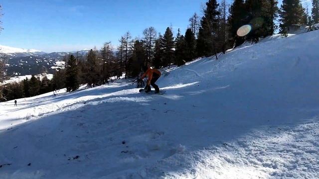 Snowboarding in Katschberg in Austria Alps 2k19 смотреть онлайн