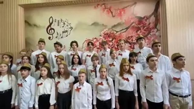Хор 8а класса МБОУ "Школа №52" "Прощание славянки" смотреть онлайн