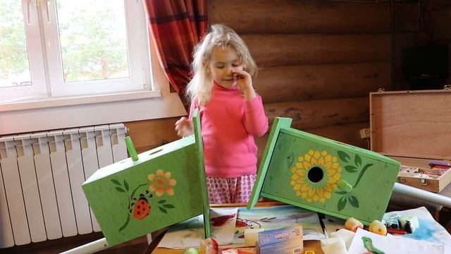 Мельник Дарья рассказывает о скворечниках ленингадскийдомосед сидимдома с пользой 