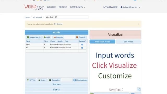 Creating Word Clouds Using WordArt смотреть онлайн