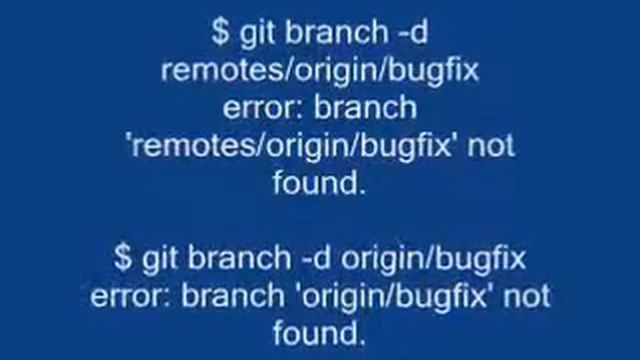 How to delete a Git branch both locally and remotely смотреть онлайн