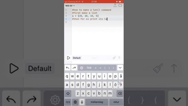 How to display the length of a list in python! смотреть онлайн
