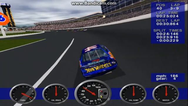 NASCAR Revolution PC Race #22 Gameplay (Kyle Petty) (Atlanta) (9 Laps) смотреть онлайн