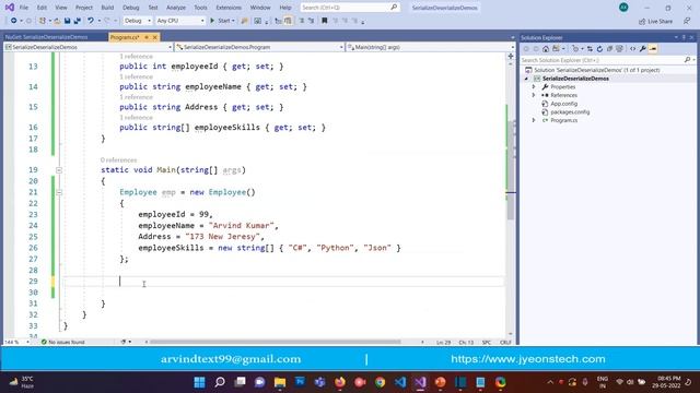 04 - Serialize and Deserialize Using Newtonsoft Json Tutorial C# || Newtonsoft.Json смотреть онлайн