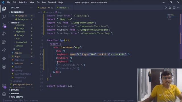 ReactJS Tutorial :- React Props || PART 1 смотреть онлайн