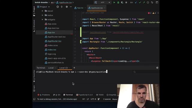 Integrating d3.js with React - performance Knick-Knacks - Optimize CRA with Prefetching смотреть онлайн
