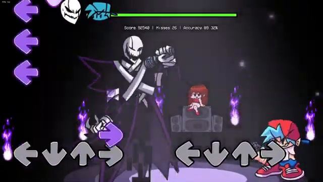 FNF X GASTER MOD [HARD] смотреть онлайн