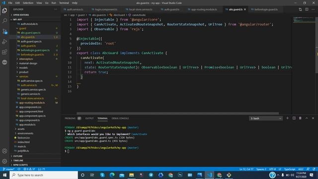 Angular guard in Hindi | CanActivate in Angular in Hindi | Angular route for authentication in Hind смотреть онлайн