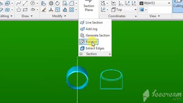 Flatshot in autocad tamil / 3d to 2d conversion in autocad tamil. смотреть онлайн