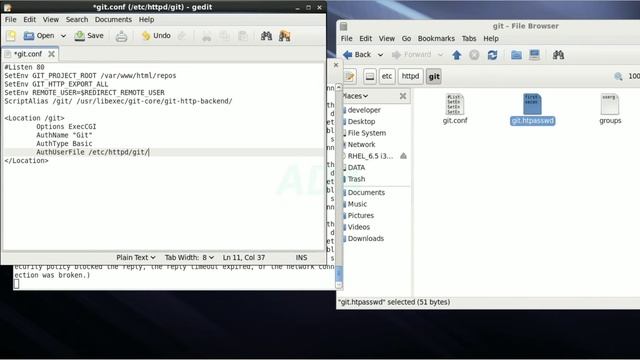 Git Server Part 3: Adding Authentication in local, Apache based Git server смотреть онлайн