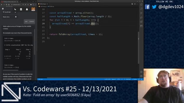 Vs. Codewars #25 - Divide By Thirteen, Folding Arrays, Swapping Bytes, Credit Cards, IPv4 From Int3 смотреть онлайн