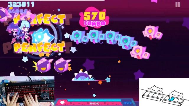 Challenge accepted! ★11 Blah! 603286점 All Perfect 【Muse Dash X Cytus II】 смотреть онлайн