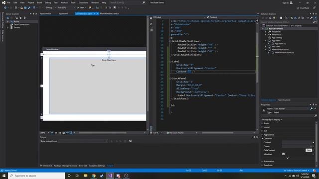 How to Drag and Drop Files in WPF - WPF Tutorial and Drag and Drop Example смотреть онлайн