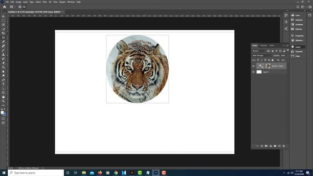 How To Crop An Image Into A Circle In Photoshop CC *2023* смотреть онлайн