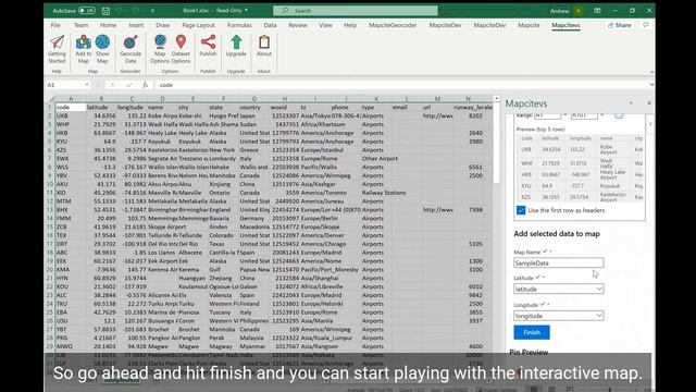 Mapcite add-in for excel part 1 смотреть онлайн