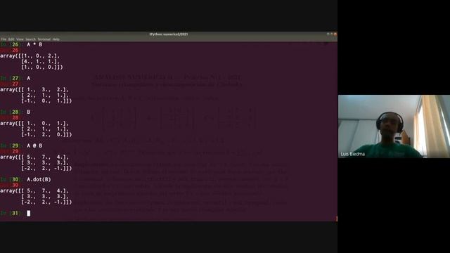 Análisis Numérico 2 - Práctico Clase 1 (18/08/2021) смотреть онлайн