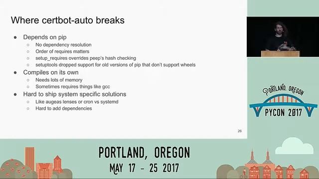Packaging Let’s Encrypt Lessons learned shipping Python code to hundreds of thousands of u смотреть онлайн