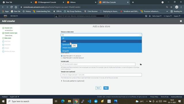 Amazon Athena and AWS Glue for S3 Data Query смотреть онлайн