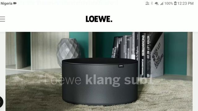 Loewe klang sub1 Bluetooth subwoofer Debuts looking like a footstool promising to boost TV's audio смотреть онлайн