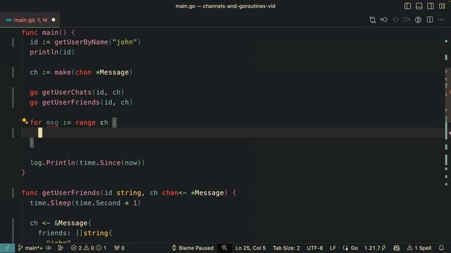 Advanced Golang: Goroutines & Channels смотреть онлайн