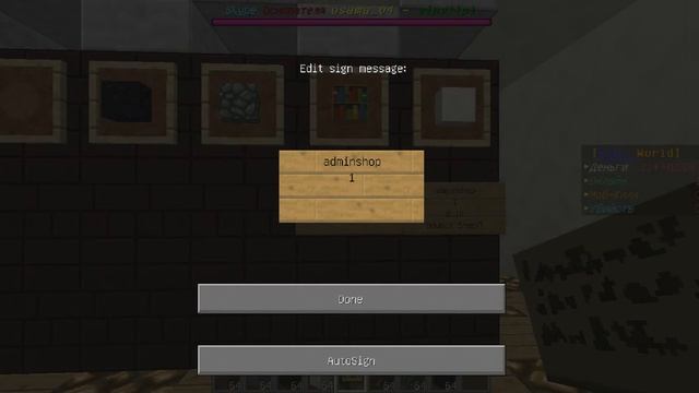 Как сделать магазин в майнкрафте на сервере смотреть онлайн
