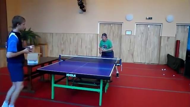 Нестандартный прием подачи в настольном теннисе смотреть онлайн