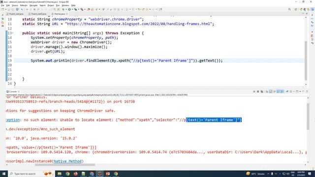 Switching iFrames | Selenium 4 смотреть онлайн