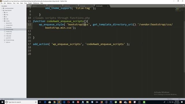 WordPress Theme Development Bangla Tutorial 2018 part -03 ( enqueue style) смотреть онлайн