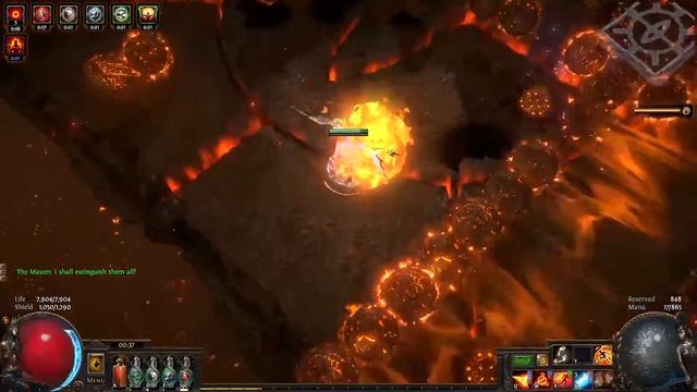 Path of Exile - Searing Exarch Ball Phase Lifehack (SSF Sentinel HC) смотреть онлайн