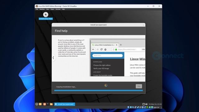 How to Install Linux Mint MATE edition on VirtualBox | Linux Distribution for Beginners смотреть онлайн