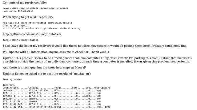 CAN get online but CAN'T ping/curl/use GIT from command line смотреть онлайн