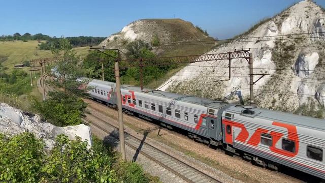 Электровоз ЭП1М-769 Поезд 548С/547С Имеретинский курорт (Олимпийский парк) — Белгород