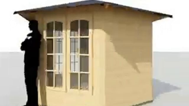 Шестиугольная беседка 3D проекция, краткая характеристика от Terra-2000 смотреть онлайн