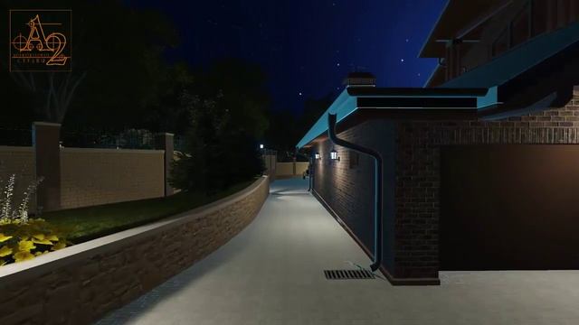 Ландшафтный дизайн 2015 (ночная подсветка) смотреть онлайн