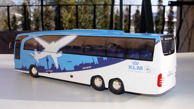 Mercedes Benz Travego M, Euro 6, KLM (NL) - Rietze 14124, 238-14124 смотреть онлайн