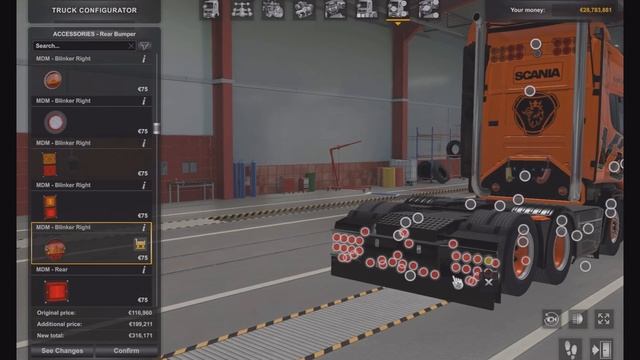 Euro Truck Simulator 2 (v1.46) SCANIA RJL MODS + Openpipe +Interior +Driving смотреть онлайн