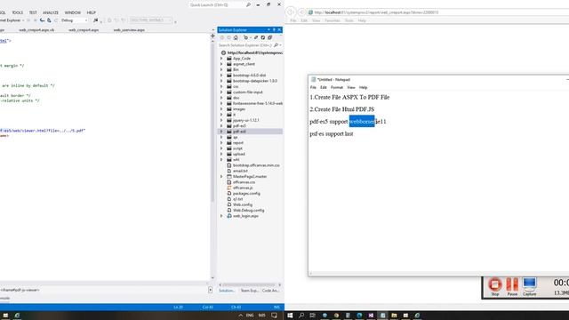 ASP.NET Crystal Reopt to view PDF via pdf.js all Support Browser смотреть онлайн