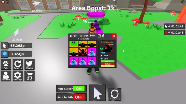 ЗАЧЕМ АДМИН СДЕЛАЛ ЧИТЕРСКИХ ПЕТОВ? ЛЕГЕНДАРНЫЙ КЛИКЕР В РОБЛОКС CLICKER LEGENDS! ROBLOX смотреть онлайн