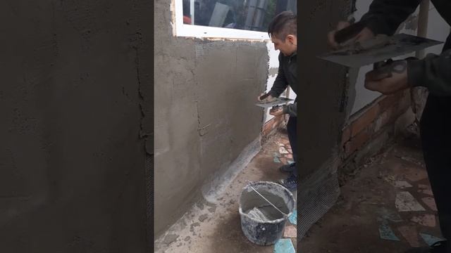 Как штукатурить пеноблок с армирующей сеткой. смотреть онлайн