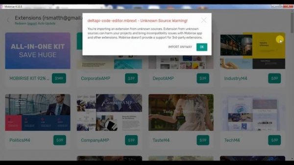 FREE Code Editor for Mobirise