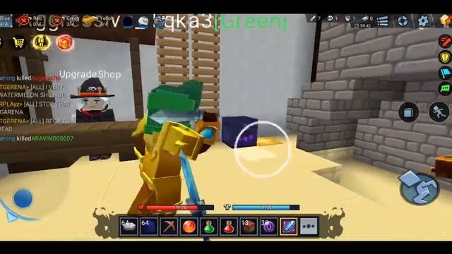 POWER OF ALL DIAMOND SWORDS In Bed Wars | Blockman Go Gameplay (Android , iOS) смотреть онлайн