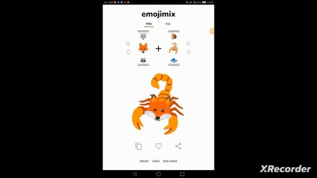 Приложение для совмещения эмоджи! (EmojiMix)