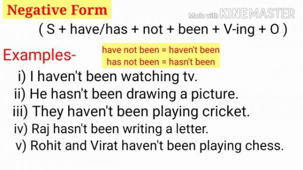 PRESENT PERFECT CONTINUOUS TENSE