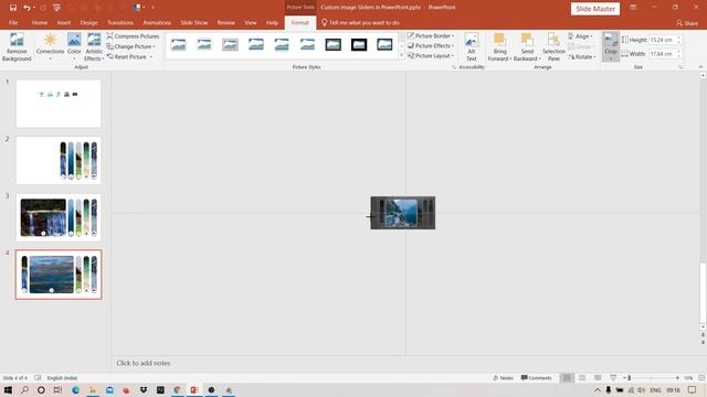 Creative Image Sliders in PowerPoint - Type 1 - Slide Master Tutorial смотреть онлайн