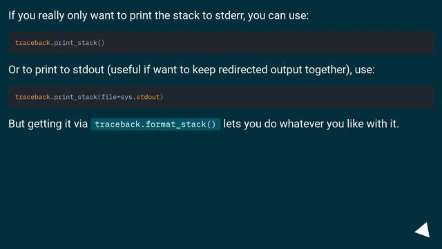 Print current call stack from a method in code смотреть онлайн